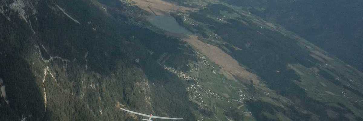 Flugwegposition um 14:07:04: Aufgenommen in der Nähe von Gemeinde Sillian, 9920, Österreich in 3838 Meter